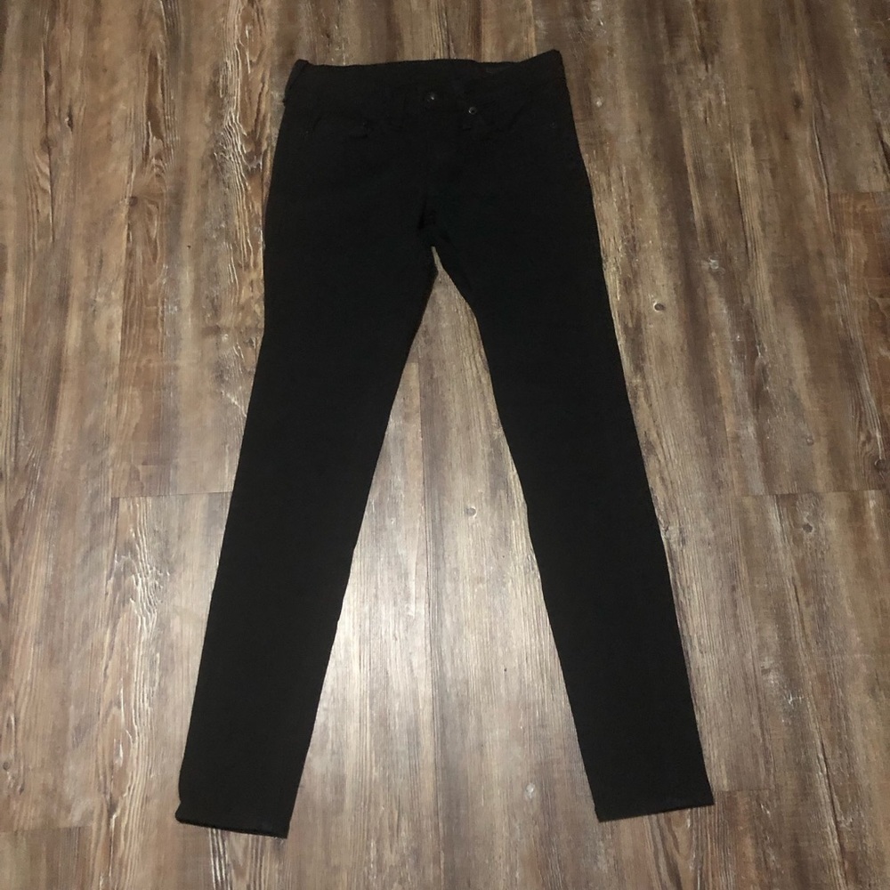 Rag & Bone Jeans Women's 26 Slim Fit Low Rise Stretchy in Equestrian Wash Denim